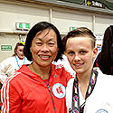 Sensei Robyn with Kyle.