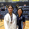 Sensei Robyn with Riana.