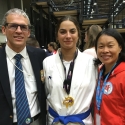 Riana with Sensei Sean & Sensei Robyn