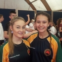 Holly with Aussie team mate