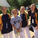 Holly & Charlie with Aussie team mates