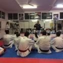 Sensei Antonio lecturing