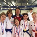 Sensei Robyn with Seiha team