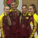 Alannah & Holly - Jnr team kumite Bronze
