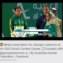 World Combat Games - Georgie bronze